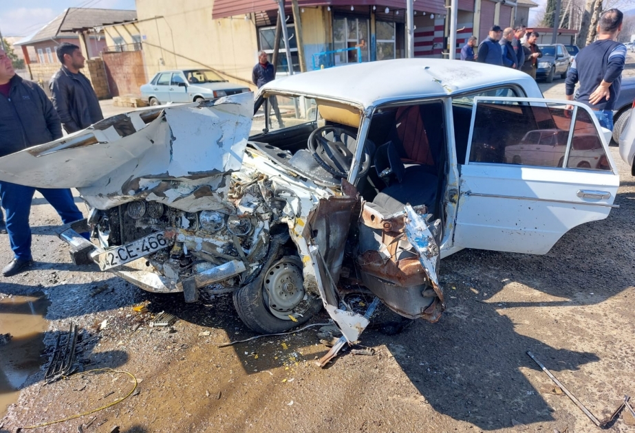 Lənkəranda zəncirvari qəzada 3 nəfər xəsarət alıb