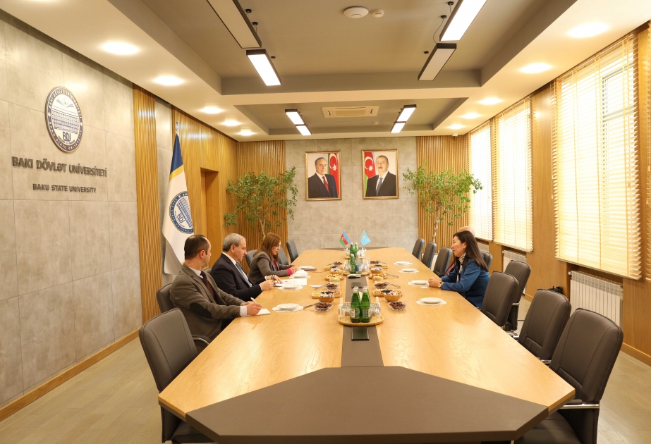 BDU ilə Qazaxıstanın Aktobe Regional Universiteti arasında əməkdaşlıq imkanları müzakirə olunub