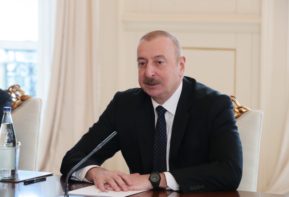 Präsident Ilham Aliyev: Kasachstan und Aserbaidschan sind zwei Bruderstaaten