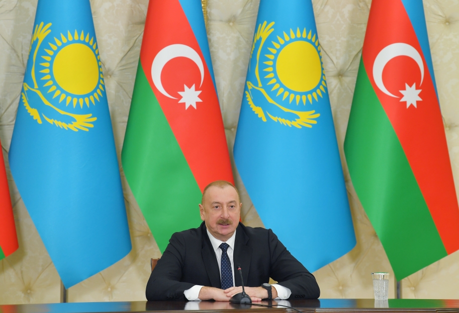 Prezident İlham Əliyev: Kurmanqazı adına Uşaq Yaradıcılıq Mərkəzi Qazaxıstanın Azərbaycana qardaş köməyidir VİDEO