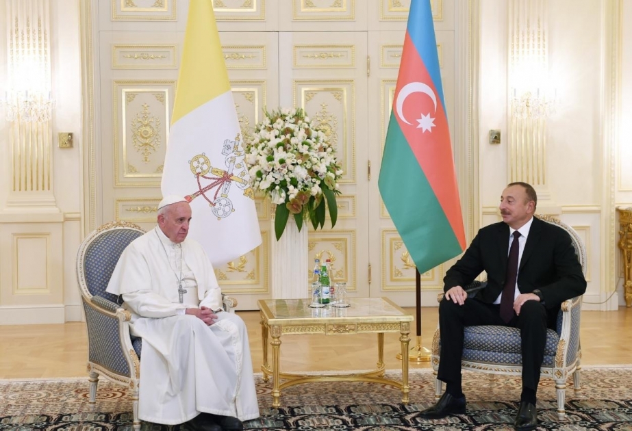 President of Azerbaijan: We place great importance on enhancing relations with the Holy See