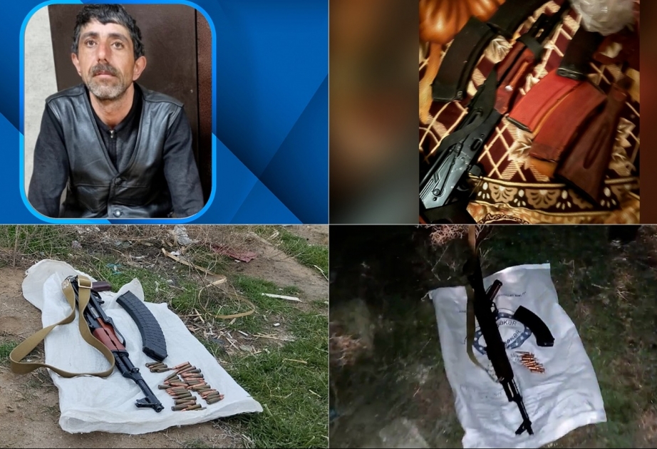 Sabunçu rayonunda 3 “Kalaşnikov” və 175 patron aşkar olunub VİDEO