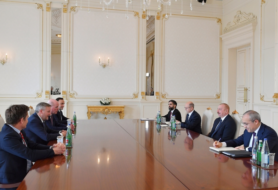 Le président azerbaïdjanais reçoit le nouveau directeur général de BP  MIS A JOUR VIDEO