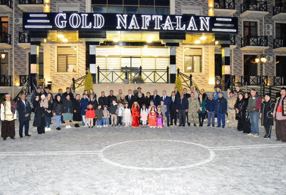Naftalanda bahar bayramı şəhid və qazi ailələri ilə birgə qeyd olunub