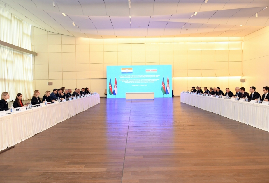 Azərbaycan və Xorvatiya arasında iqtisadi əməkdaşlıq üzrə Birgə Komissiyanın 3-cü iclası keçirilib