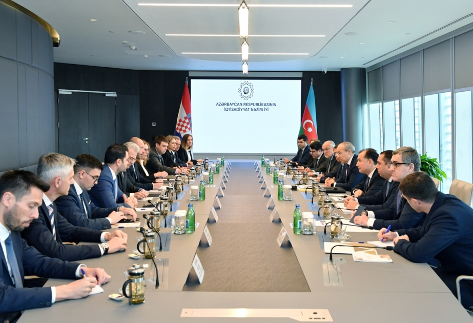 Xorvatiya ilə iqtisadi əlaqələrin genişləndirilməsi məsələləri müzakirə olunub