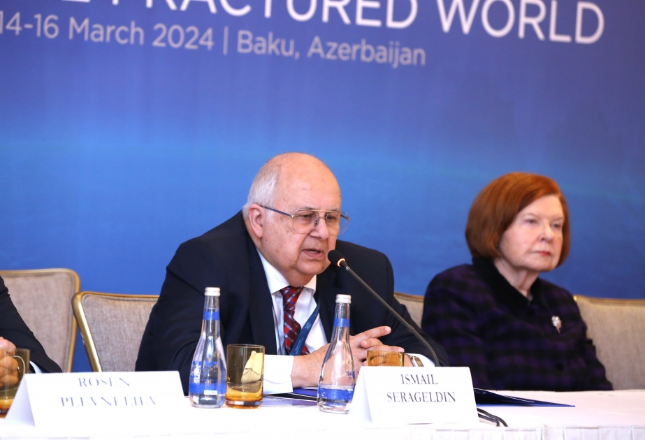 Ismail Serageldin: "Debatiremos varios temas en el Foro Global de Bakú"