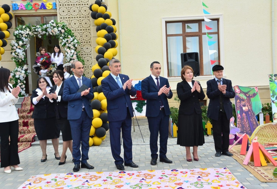 Şirvan şəhər 7 nömrəli uşaq bağçasının açılış mərasimi olub