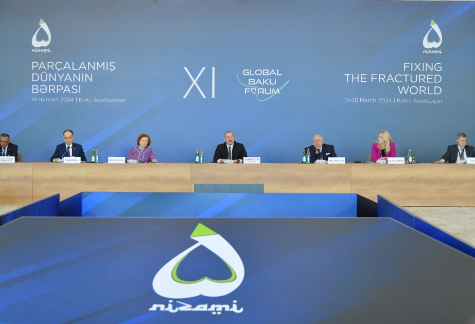 بحضور الرئيس الأذربيجاني.. انطلاق فعاليات منتدى باكو العالمي الحادي عشر تحت شعار "توحيد العالم الممزق" بباكو