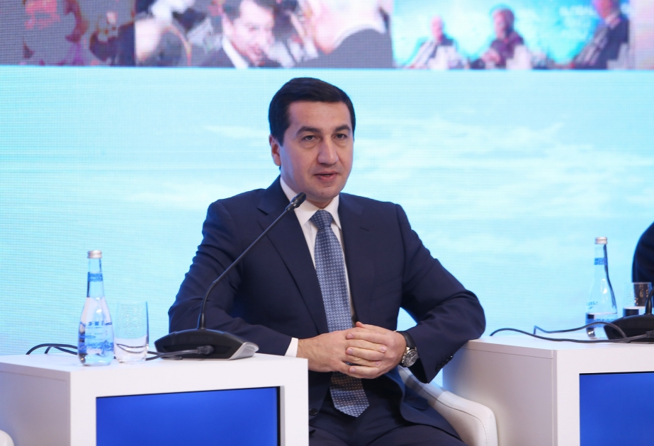 Hikmət Hacıyev: Azərbaycan Cənubi Qafqaz regionuna sabitlik gətirdi VİDEO