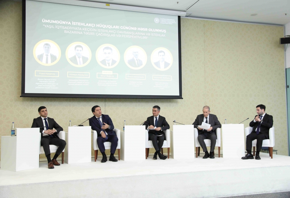 Ümumdünya İstehlakçı Hüquqlarının Müdafiəsi Gününə həsr olunmuş forum keçirilib