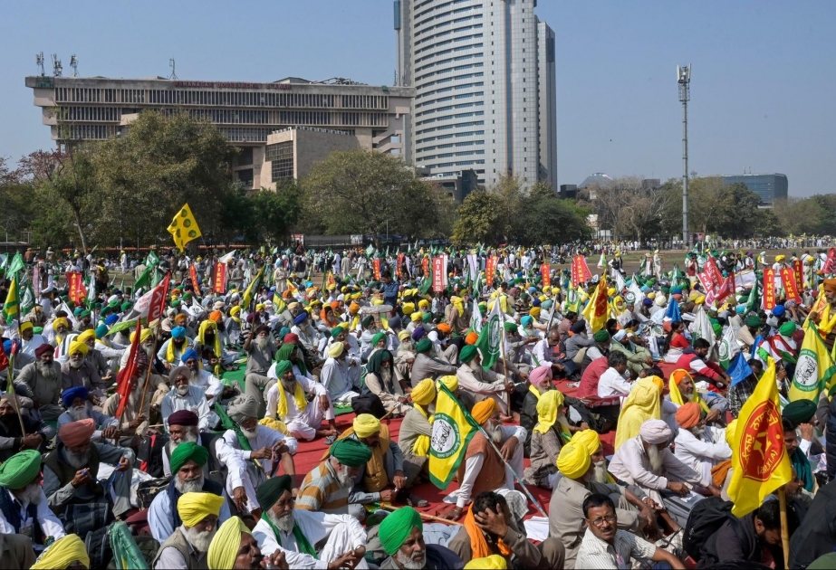 Indien: Bauern demonstrieren in Neu Delhi für höhere Mindestpreise