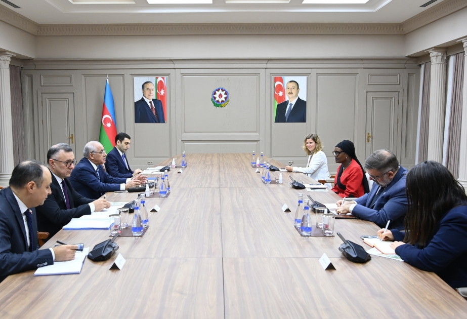 Azerbaijan`s Prime Minister meets with Executive Director of Joint United Nations Programme on HIV/AIDS