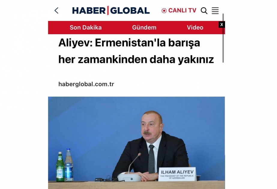 Prezident İlham Əliyevin XI Qlobal Bakı Forumundakı çıxışı dünya mediasının diqqət mərkəzində olub