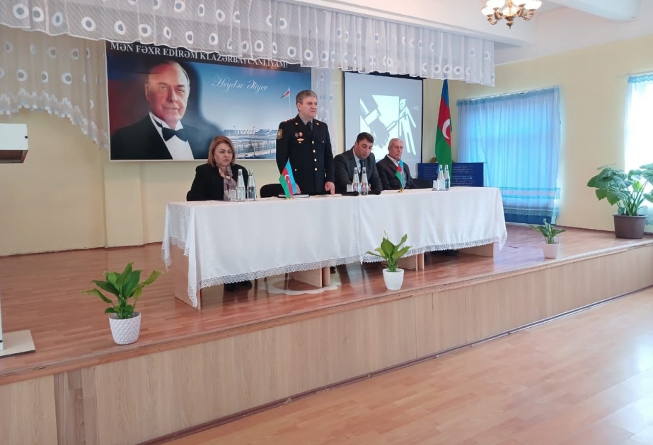 Qaxda məktəblilər narkomaniyanın fəsadları barədə məlumatlandırılıblar