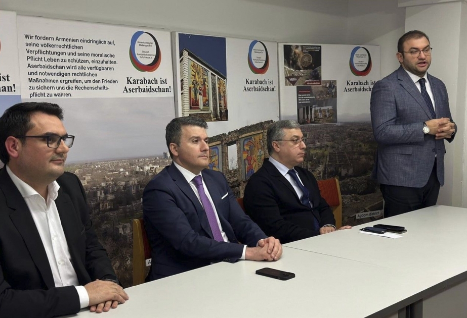 Kölndə Azərbaycan icması ilə görüş keçirilib