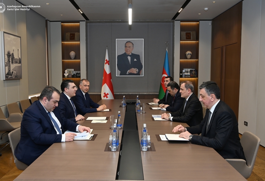 Azerbaijani FM meets with Georgian counterpart