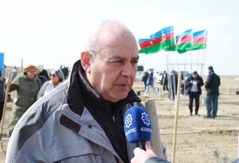 QHT sədri: Ağacəkmə aksiyaları ölkəmizin ekoloji vəziyyətinə müsbət təsir göstərir