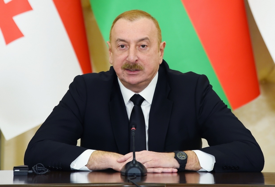 Prezident İlham Əliyev: Azərbaycan və Gürcüstan bütün dövrlərdə bir-birinin suverenliyini dəstəkləyib