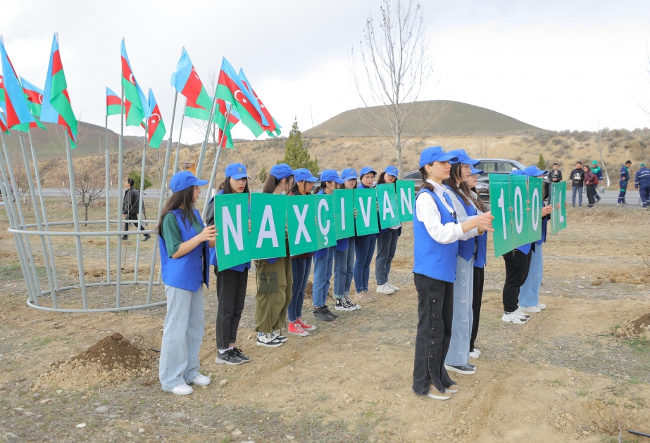 Naxçıvanda bir gündə 100 min ağac əkildi