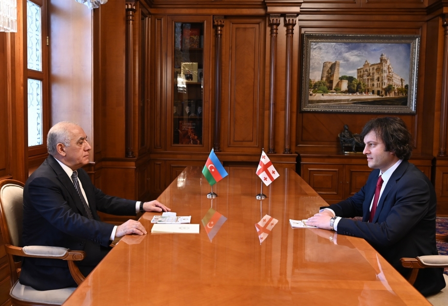 Azerbaijani PM meets with his Georgian counterpart in Baku