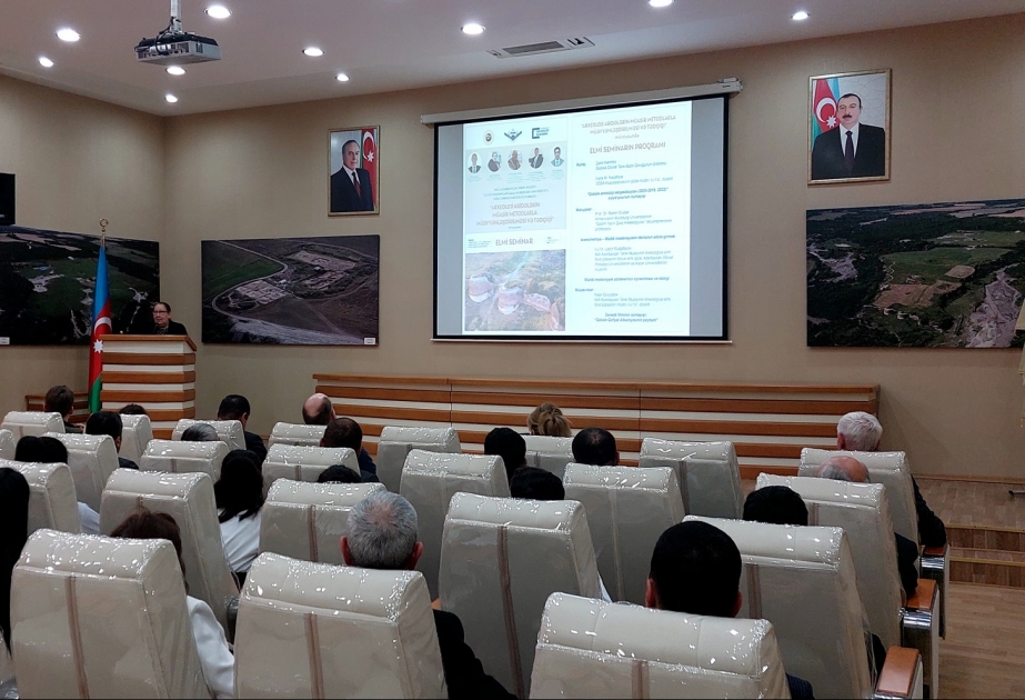 Elmi seminarda arxeoloji abidələrin müasir metodlarla müəyyənləşdirilməsi məsələləri müzakirə olunub
