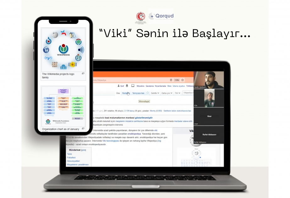 Azərbaycan və Türkiyə gəncləri birgə “Vikipediya” təlimlərində iştirak edirlər