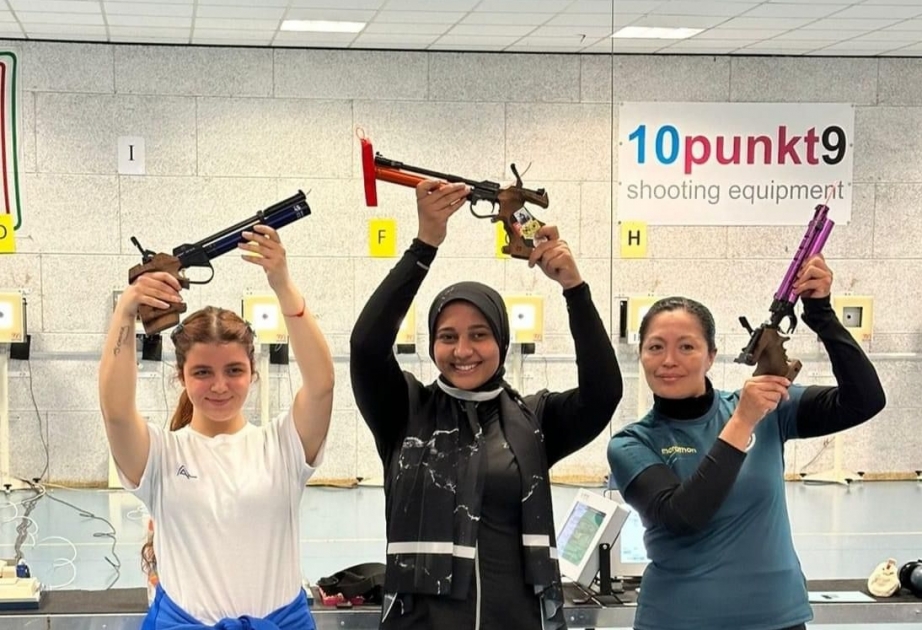 Azerbaijani female shooter clinches silver medal in Germany
