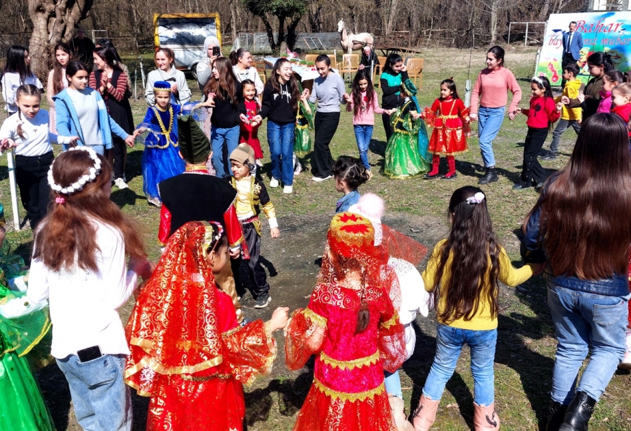 Qəbələ Dövlət Tarix-Bədii Qoruğunda uşaqlar üçün Novruz şənliyi təşkil edilib