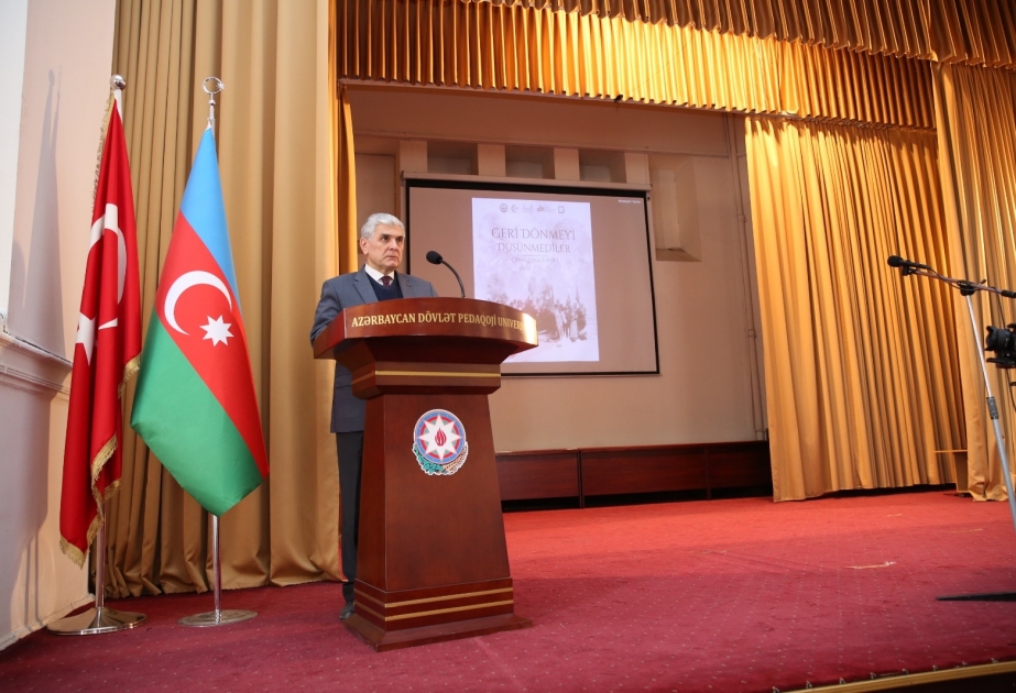 Pedaqoji Universitetdə Çanaqqala zəfərinin ildönümü qeyd olunub