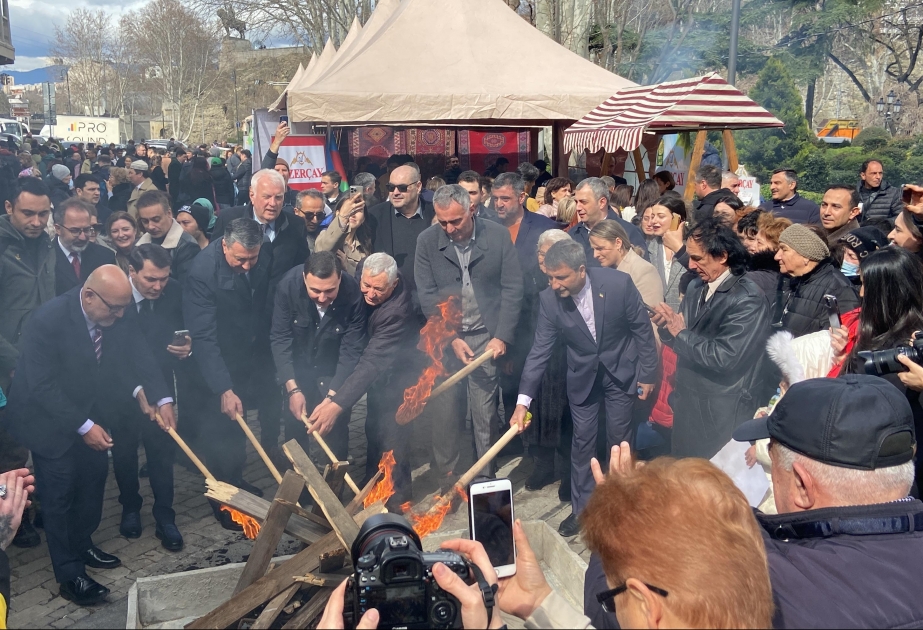 Tbilisidə Novruz bayramı təntənəli şəkildə qeyd olunub