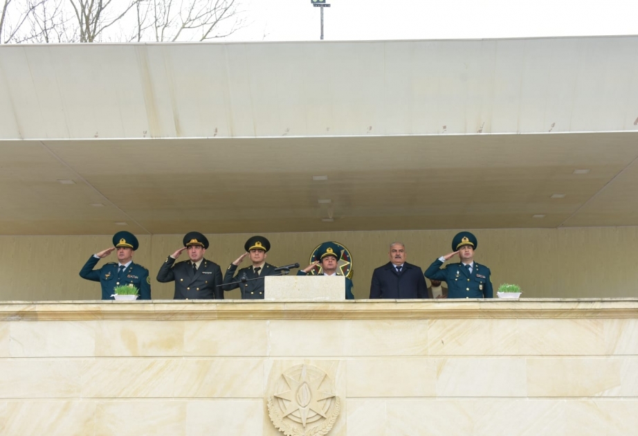 Hərbi Prokurorluq işçiləri Novruz bayramı ilə əlaqədar hərbi hissələrdə olublar