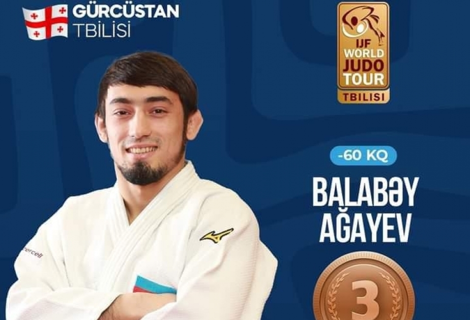 «Большой шлем»: Азербайджанский дзюдоист завоевал бронзовую медаль