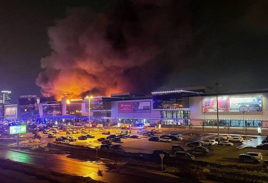 Rusiya XİN “Crocus City Hall”da baş verən hadisəni qanlı terror aktı adlandırıb