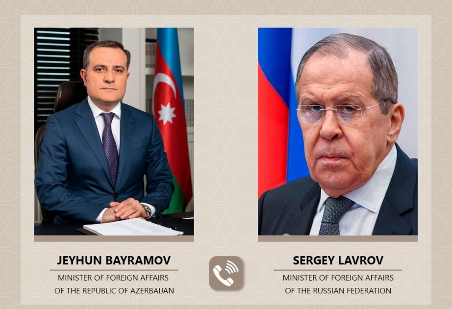 Состоялся телефонный разговор между главами МИД Азербайджана и России