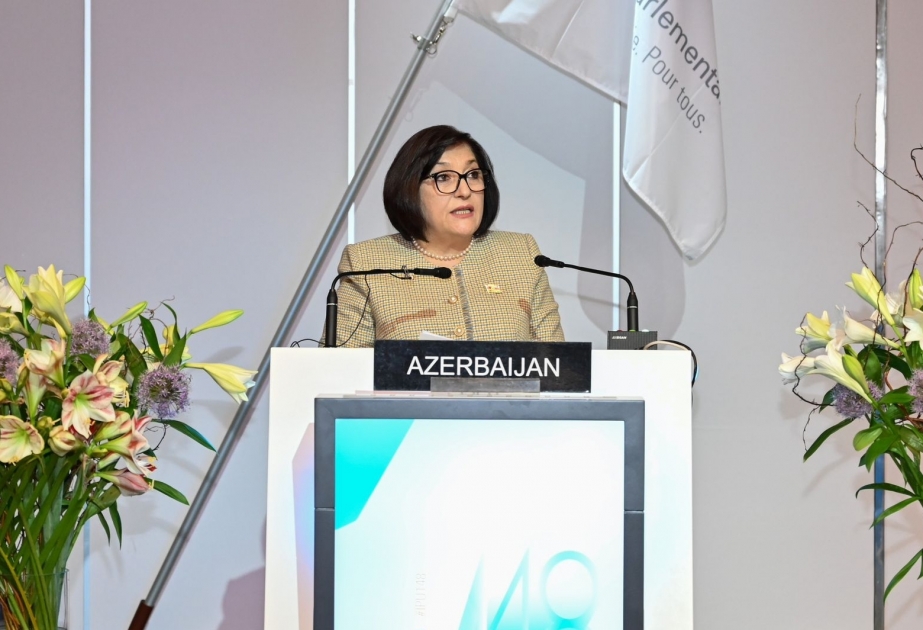 La Presidenta de Milli Majlis interviene en la 148ª Asamblea de la Unión Interparlamentaria