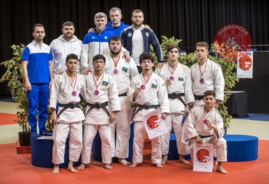Сборная Азербайджана по дзюдо завоевала рекордное количество золотых медалей на международном турнире