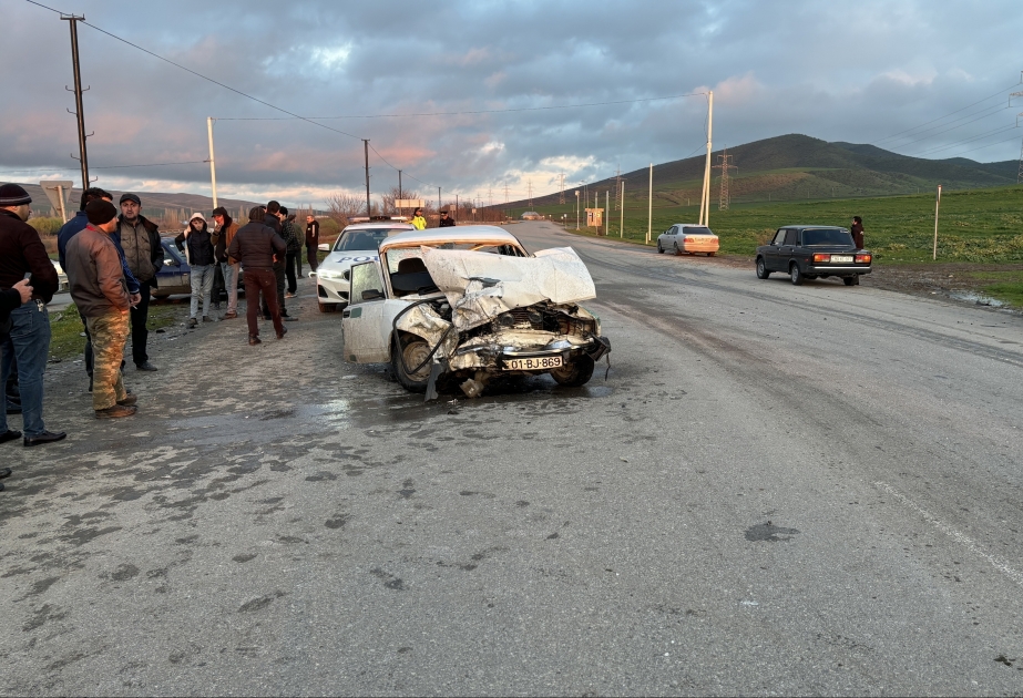Göyçayda ağır yol qəzası baş verib VİDEO