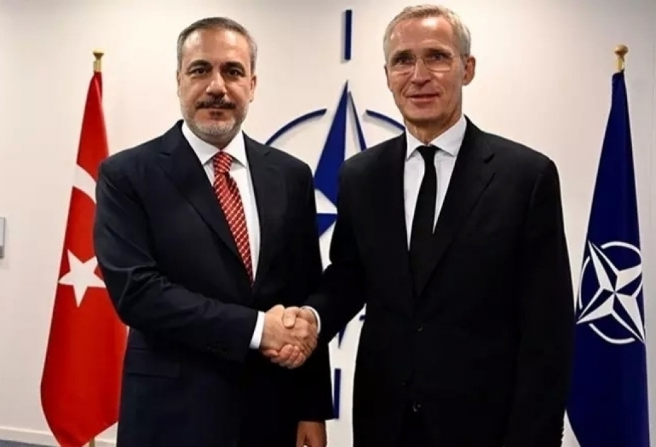 Turkish foreign minister, NATO chief discuss forthcoming meeting, regional developments