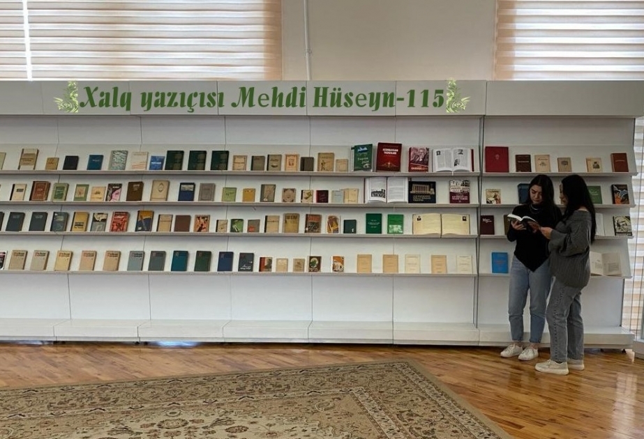 “Xalq yazıçısı Mehdi Hüseyn - 115” adlı kitab sərgisi açılıb