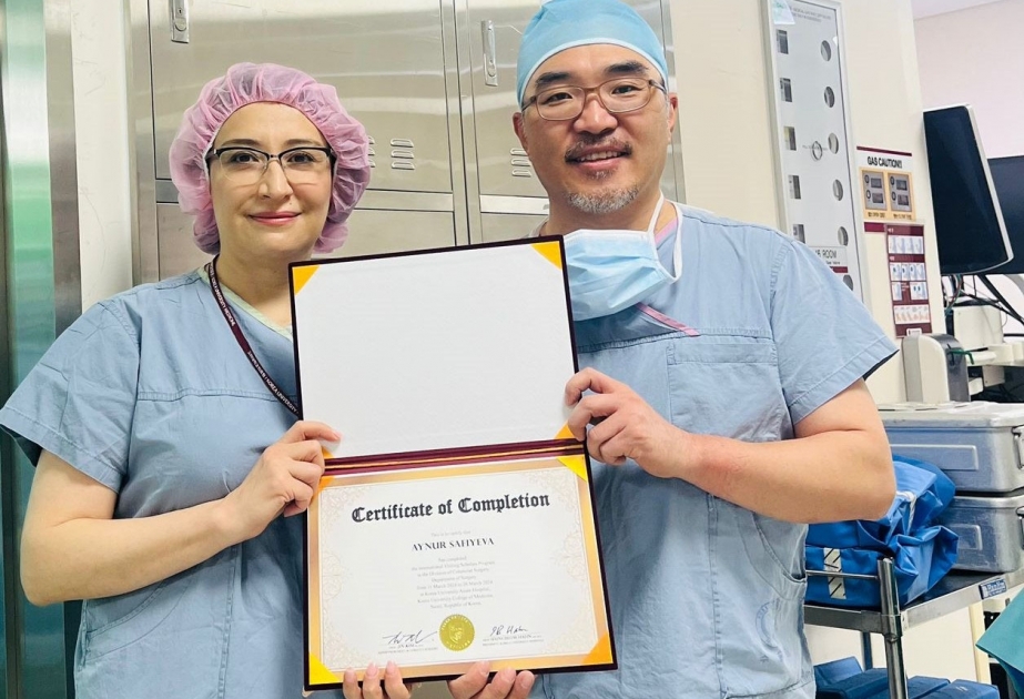 ®  Mərkəzi Gömrük Hospitalının həkimi Koreyada təkmilləşdirmə kursunda iştirak edib