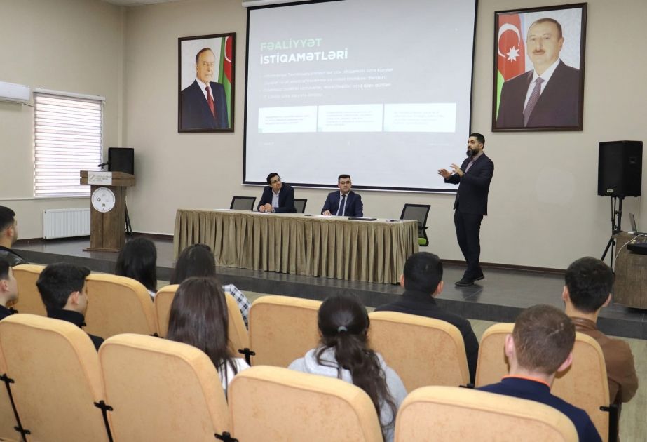 Qəbələ Dövlət Peşə Təhsil Mərkəzində “Technest” təqaüd proqramı üzrə infosessiya keçirilib