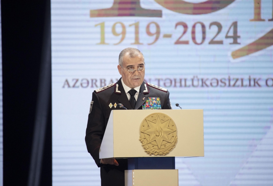 Azərbaycan təhlükəsizlik orqanlarının 105 illiyi ilə bağlı təntənəli tədbir təşkil olunub