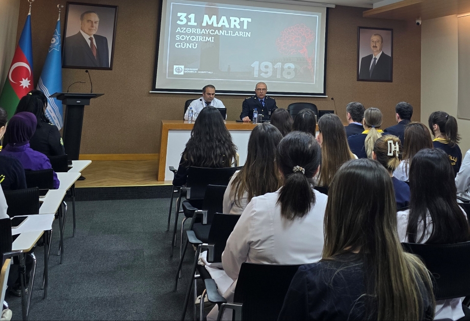 Mərkəzi Gömrük Hospitalında 31 Mart - Azərbaycanlıların Soyqırımı Gününə həsr edilmiş tədbir keçirilib