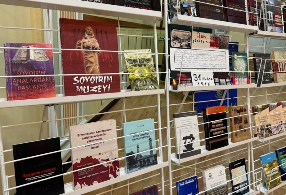 В БГУ проходит выставка «31 Марта – День геноцида азербайджанцев»