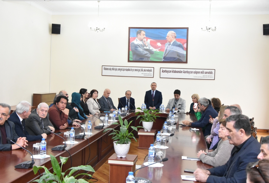 Milli Kitabxanada Əli Tudənin anadan olmasının 100 illiyi qeyd edilib