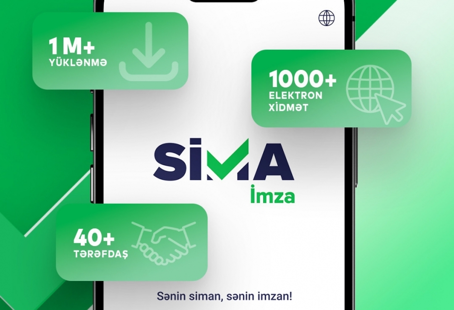 Количество загрузок мобильного приложения SİMA İmza превысило 1 миллион