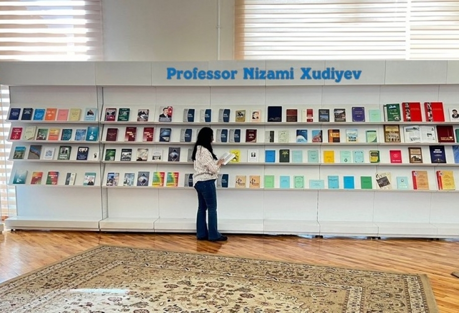 Milli Kitabxanada “Professor Nizami Xudiyev” adlı kitab sərgisi açılıb