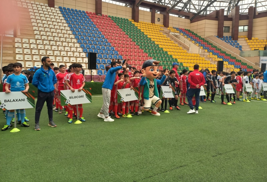 Bakı kəndləri arasında minifutbol turnirinin açılış mərasimi olub