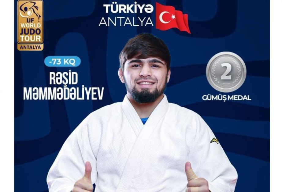 “Böyük Dəbilqə”: Azərbaycan cüdoçusu gümüş medal qazanıb